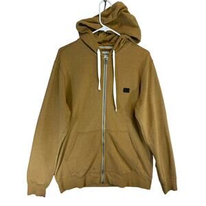 Billabong All Day Hoodie Mens Brown Full Zip Hooded Sweatshirt size L